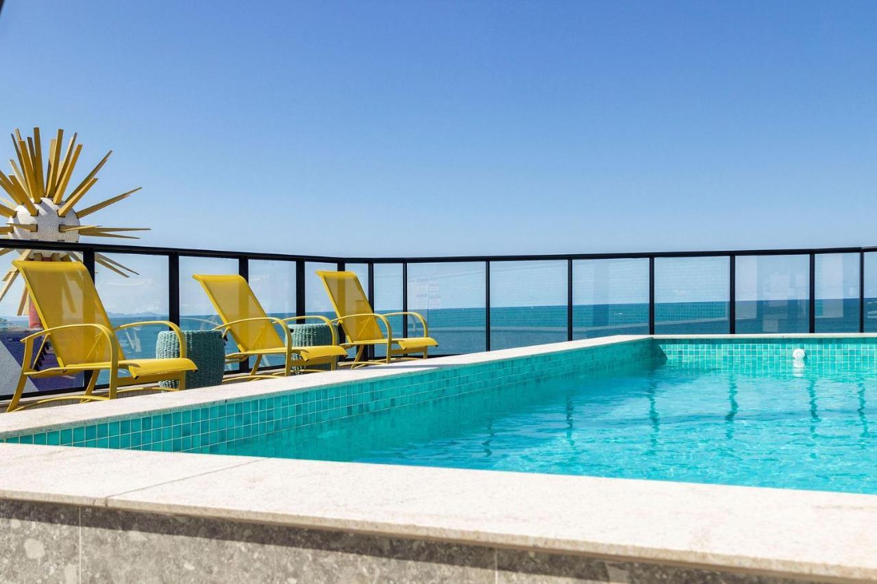 Aion Suites 205 - Lindo Apartamento Com Vista Para O Mar, A 60M Da Praia De Bombinhas, Com Piscina E Academia No Rooftop. Eksteriør bilde
