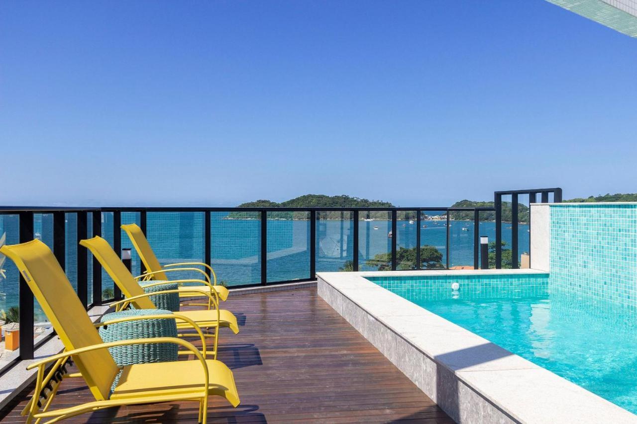 Aion Suites 205 - Lindo Apartamento Com Vista Para O Mar, A 60M Da Praia De Bombinhas, Com Piscina E Academia No Rooftop. Eksteriør bilde