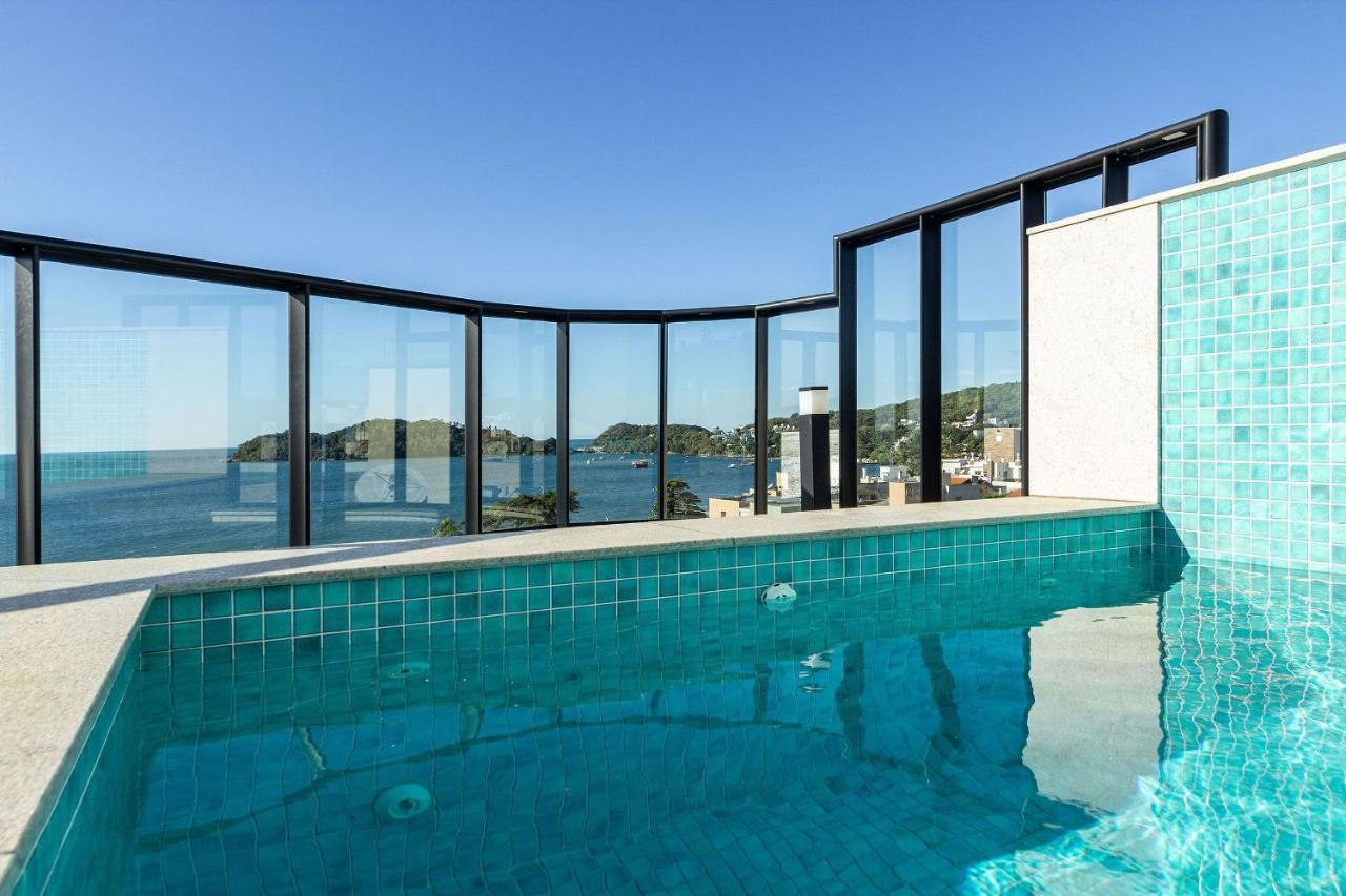 Aion Suites 205 - Lindo Apartamento Com Vista Para O Mar, A 60M Da Praia De Bombinhas, Com Piscina E Academia No Rooftop. Eksteriør bilde